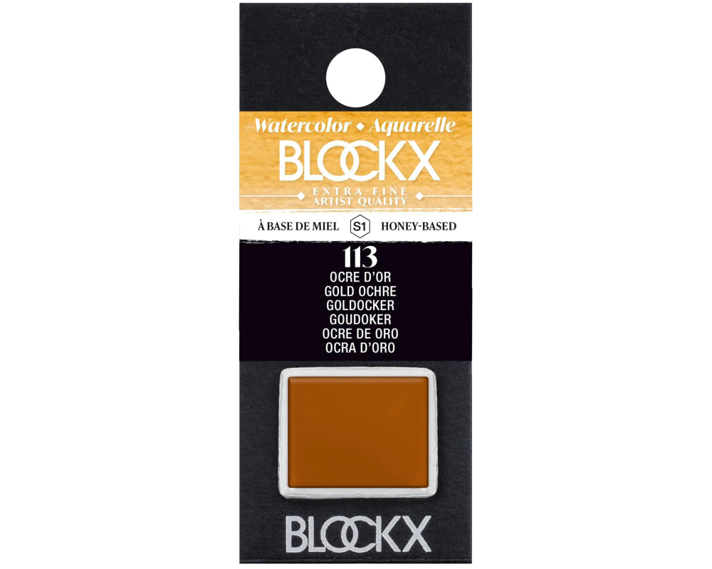 BLOCKX Aquarellfarbe 1.5ml 41113BXC ockergold