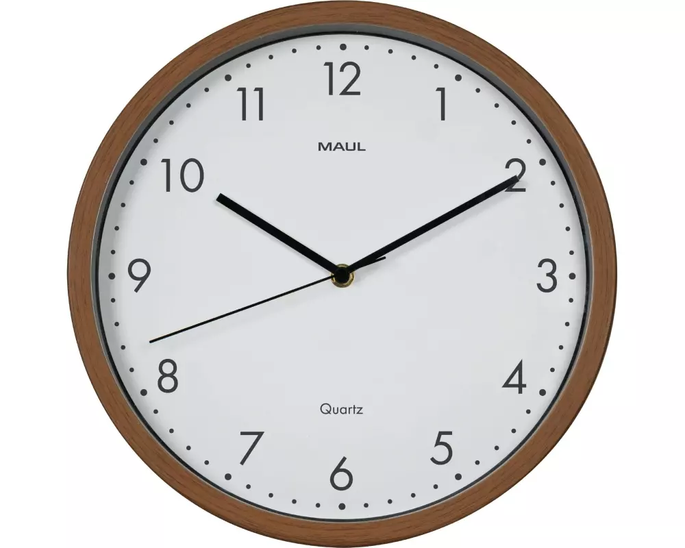 Maul Wanduhr Grain Ø 30 cm, Braun