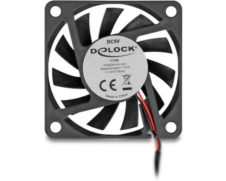 Delock PC-Lüfter 5 V DC, 60 x 60 x 10 mm