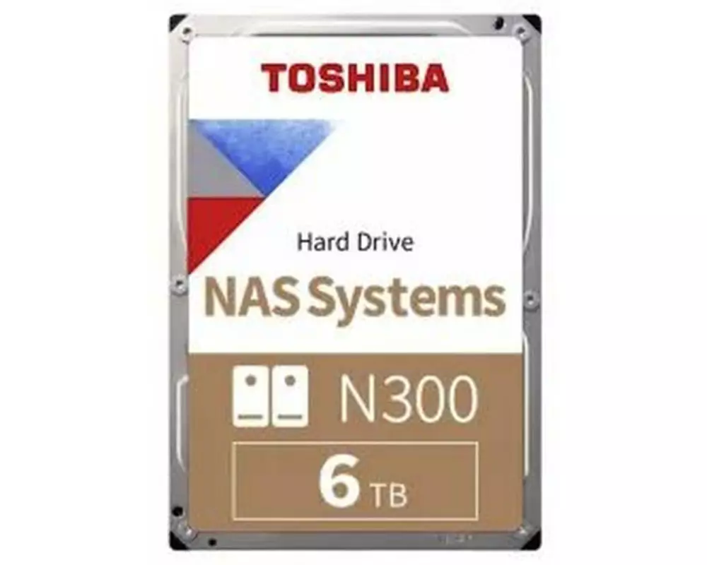 Toshiba Harddisk N300 3.5" SATA 6 TB