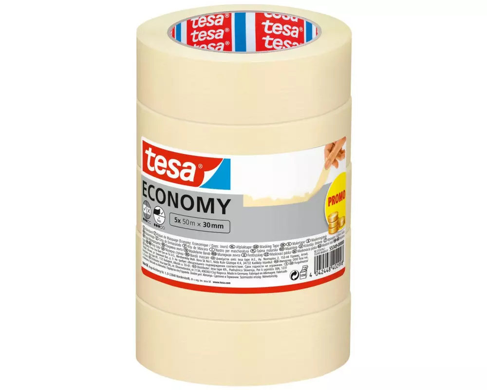 tesa Malerband ECONOMY 5x 50 m x 30 mm