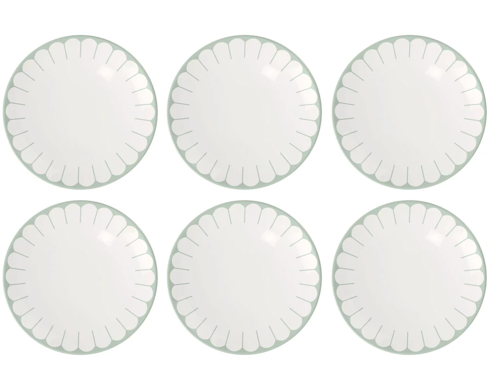 Villeroy & Boch Frühstücks- & Dessertteller Fleur 6 Stück, Grün