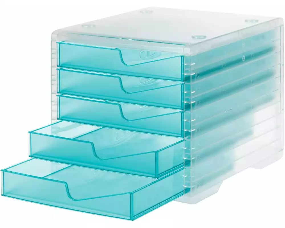 Styro Schubladenbox Styroswingbox light Aqua