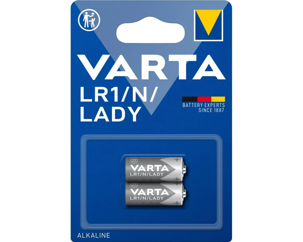 Varta Batterie LR1 / N / LADY Blister, 2 Stück 2er Blister