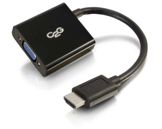 HDMI M to VGA F Dongle w/pwr