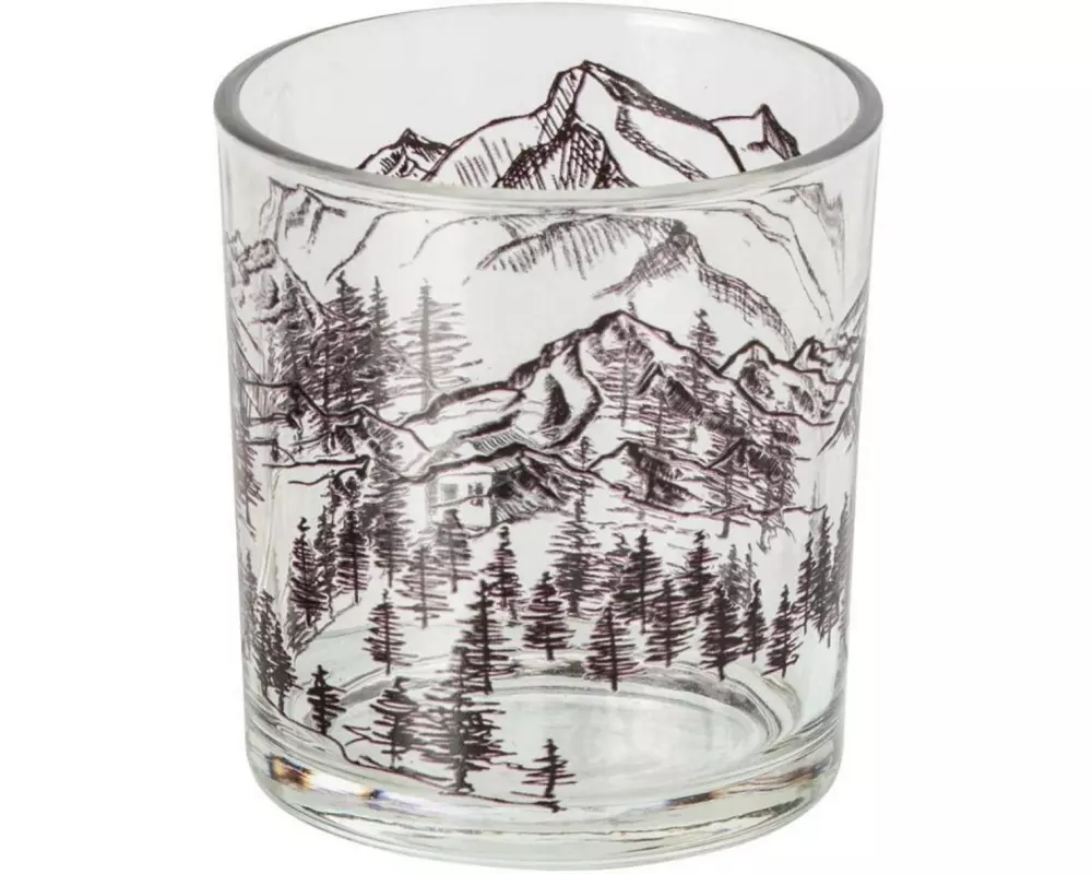 Jolipa Windlicht Berg Transparent,
