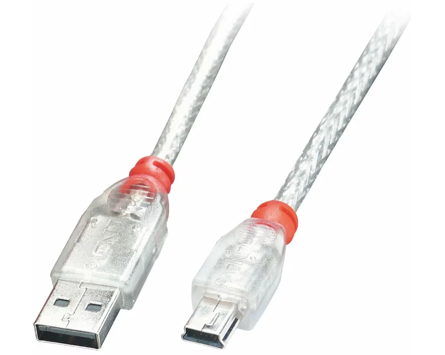 LINDY USB 2.0 Cable A/Mini-B 0,2m USB High Speed