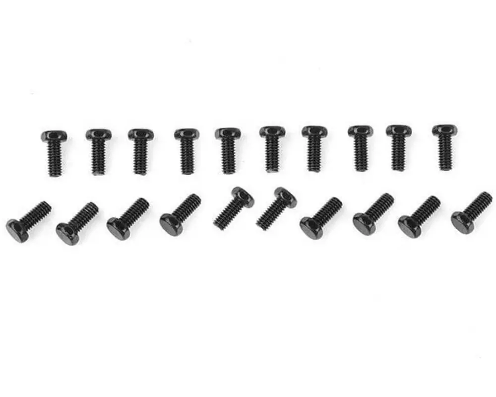 RC4WD Scale Hex Head Bolts M2.5 x 6 mm Schwarz