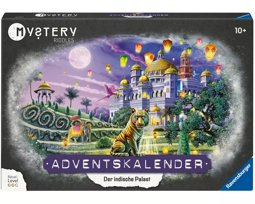 Ravensburger Adventskalender Indischer Palast 2025 24 Rätsel