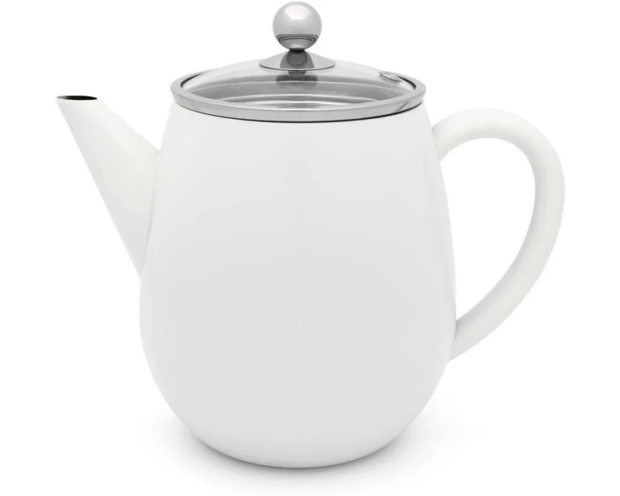 Bredemeijer Teekanne Duet Eva 1.1 Liter, Weiss