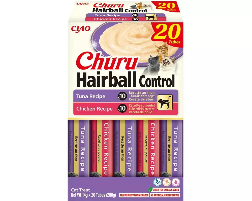 CIAO Churu Hairball Control Megapack 20 x 14 g