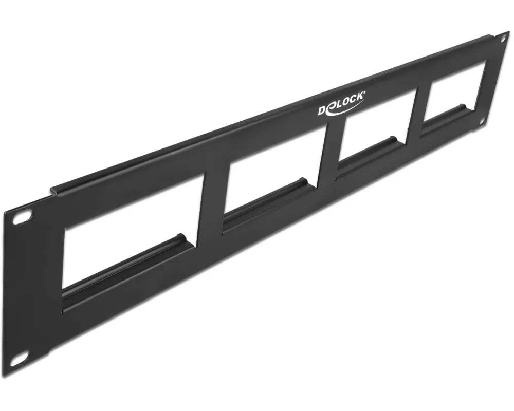 Delock Easy 45 19″ Patchpanel Ausschnitt 4 x 90.5 x 45.2 mm