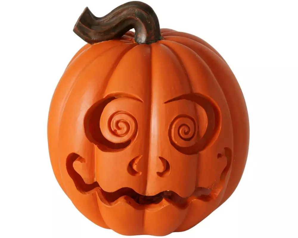 Boltze Halloweenfigur Kürbis Sponky 15 cm