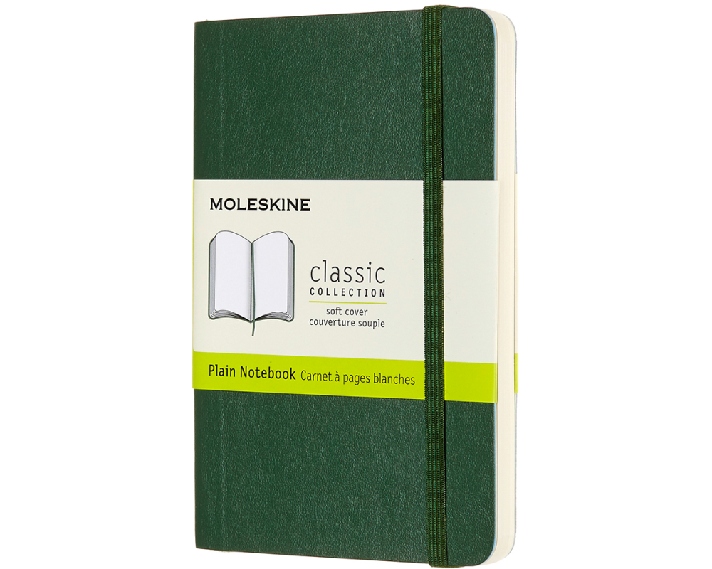 MOLESKINE Notizbuch SC P/A6 629155 blanko, myrtengrün, 192 S.