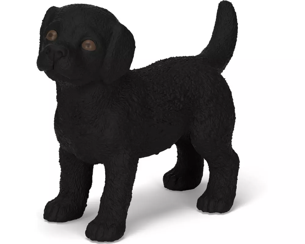 Schleich Spielzeugfigur Schwarzer Labrador Welpe