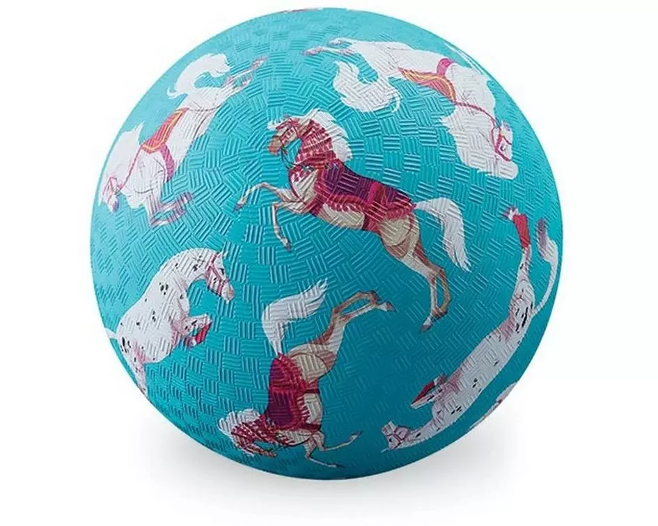 Crocodile Creek Spielball Pferde 13 cm Kunststoff Türkis