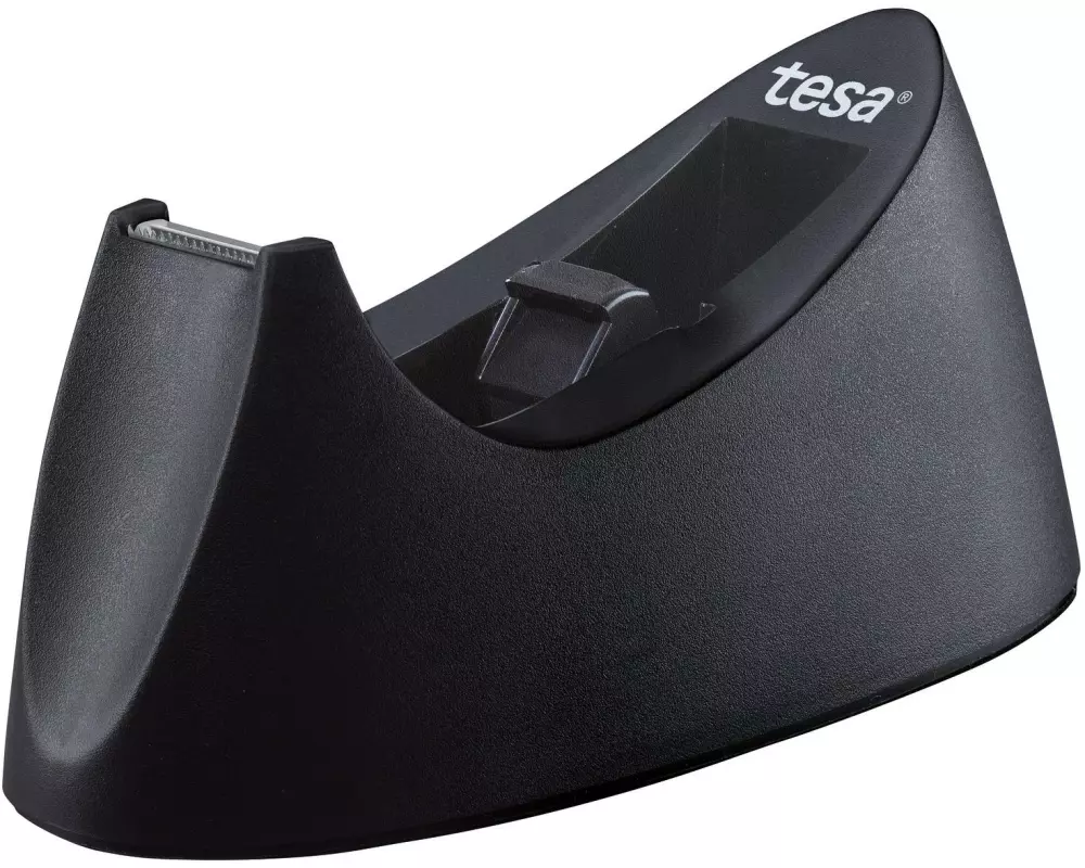 tesa Tischabroller Easy Cut Curve inkl. 1x tesafilm, schwarz