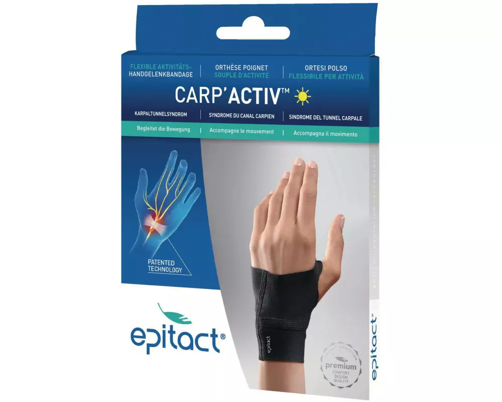 Epitact CARP'ACTIV flexible Aktivitäts-Handgelenkbandage rechts M