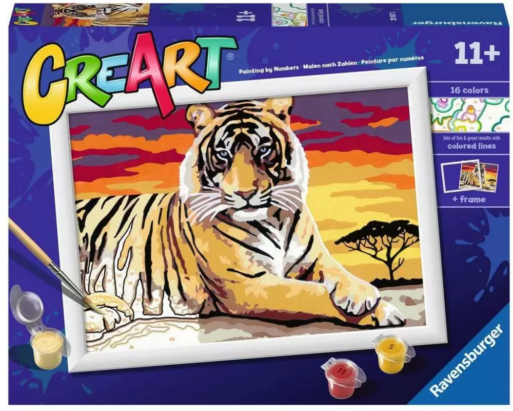 Ravensburger Malen nach Zahlen Majestic Tiger