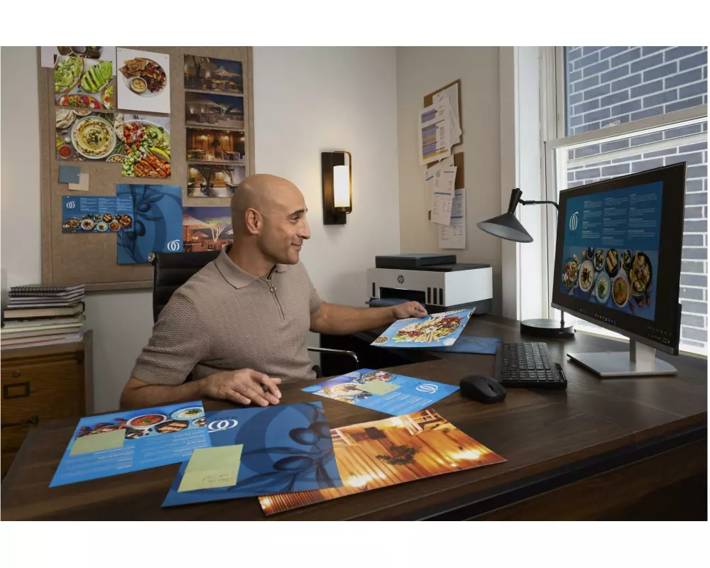 HP Smart Tank Printer 7607, AiO, MFP, Colour, A4, 13ppm Copy, 15ppm Print, 250sheets, USB, Wi-Fi, Bluetooth, Juniper