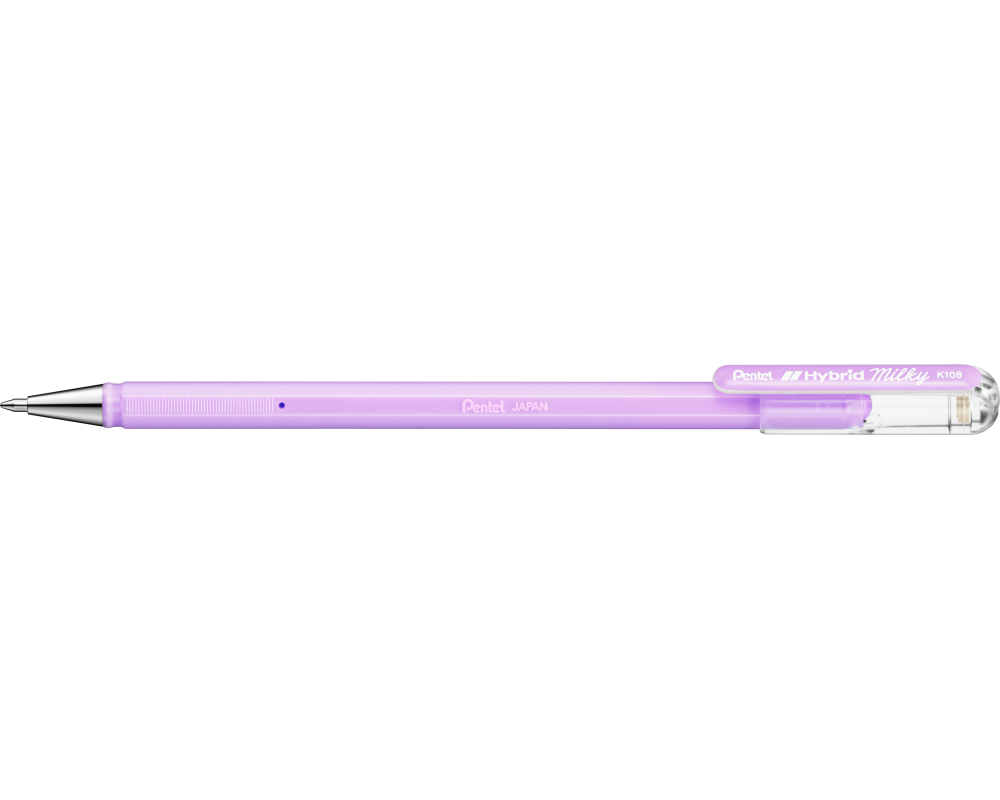 PENTEL Roller Hybrid Metal 0.8mm K108-PV pastell violett