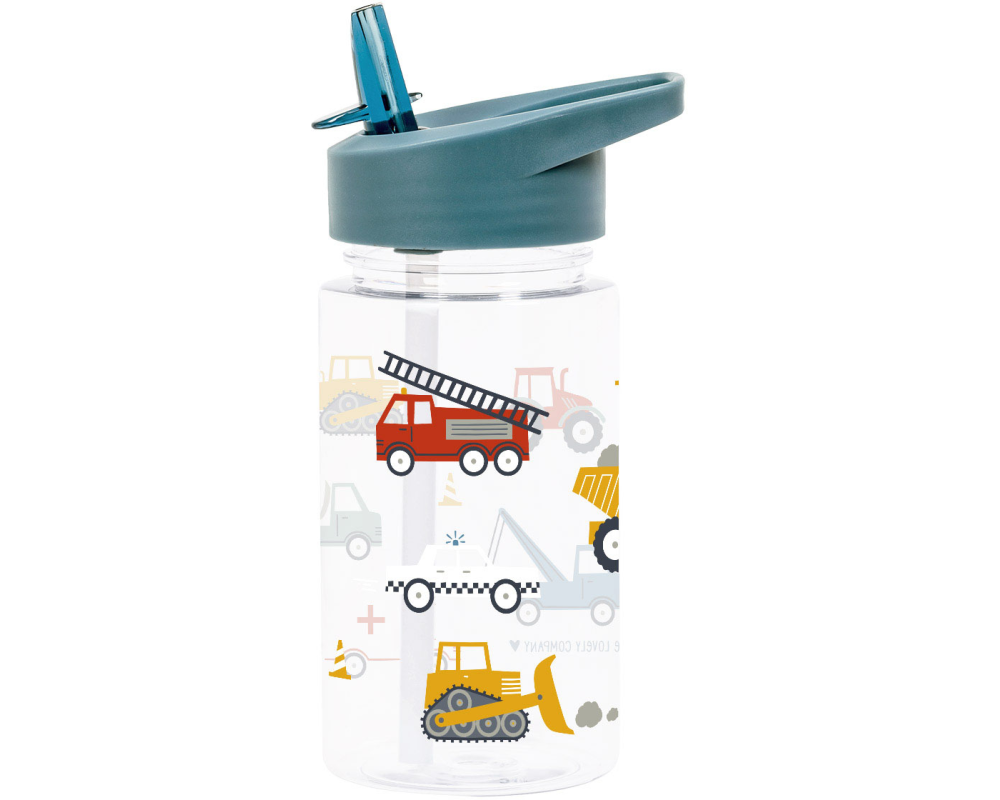 A Little Lovely Company Trinkflasche Fahrzeuge 450 ml