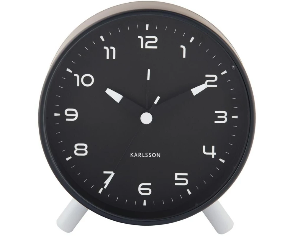 KARLSSON Klassischer Wecker Orgullo Black