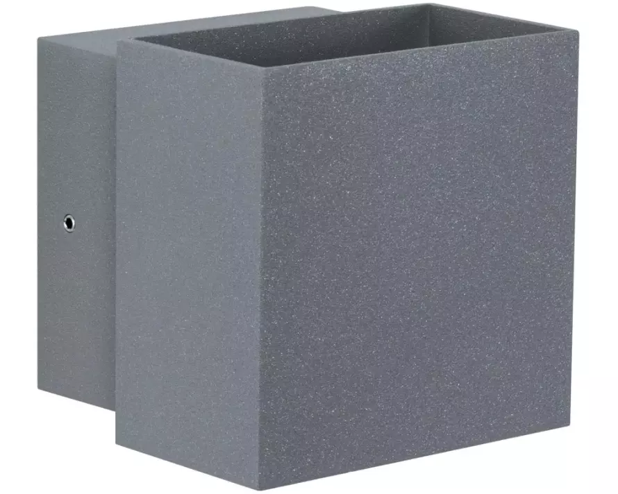 Paulmann Wandleuchte Cybo 10 x 10 cm, 2 x 3 W, 2700 K, Grau