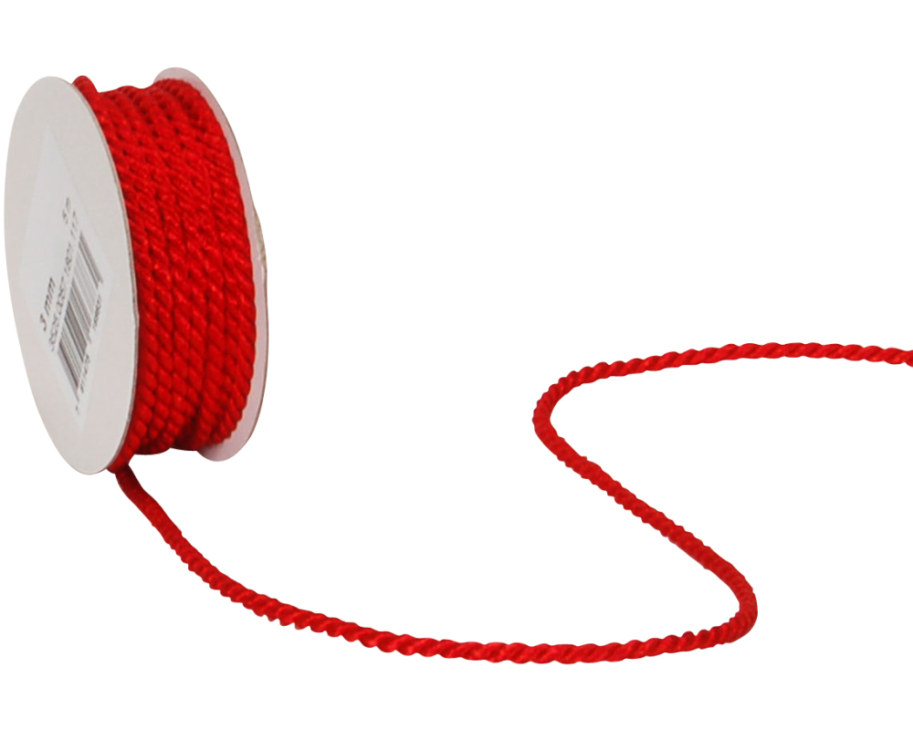 SPYK Seidenkordel Cubino 3525.0057 3mmx5m rot