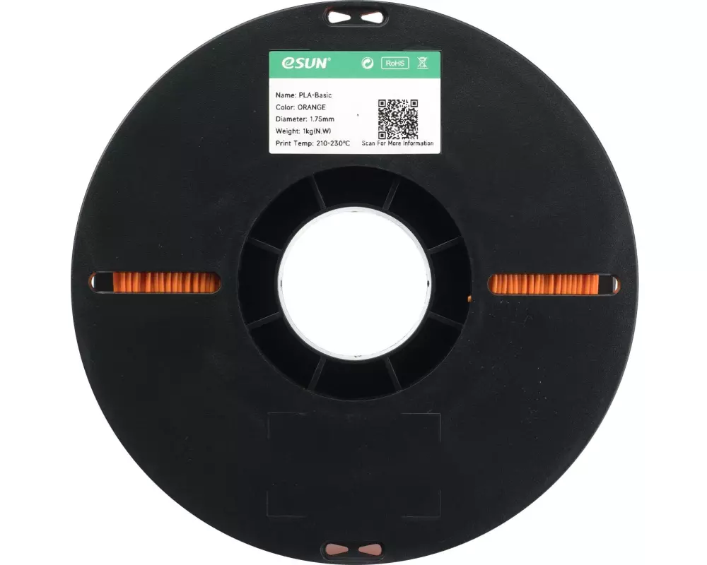eSun Filament PLA-Basic, Orange 1.75 mm 1 kg