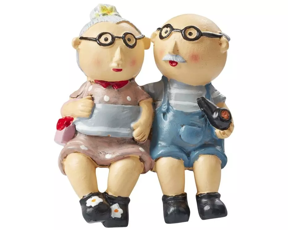 HobbyFun Mini-Figur Oma und Opa 6 cm