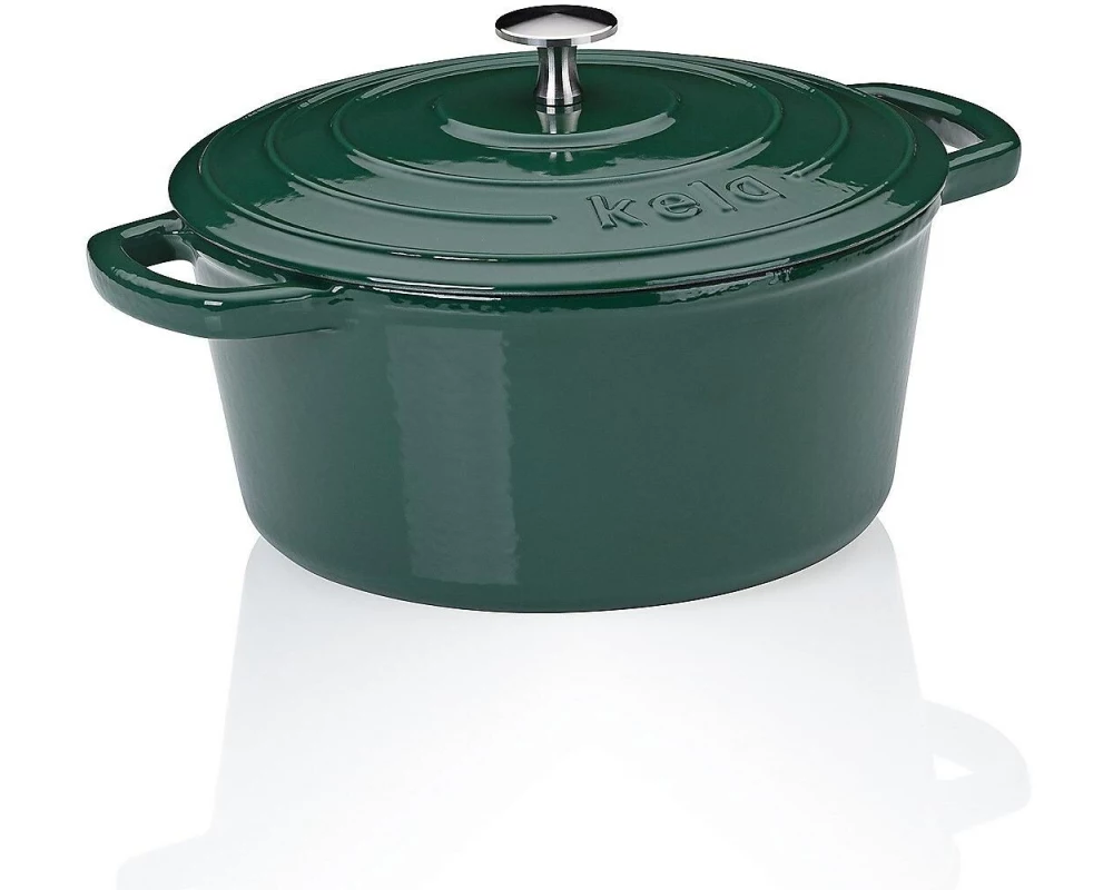 Kela Bräter Calido rund 24 cm, Grün