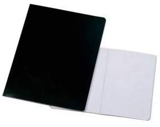 Neutral Wachstuchheft A4, Kariert, Schwarz