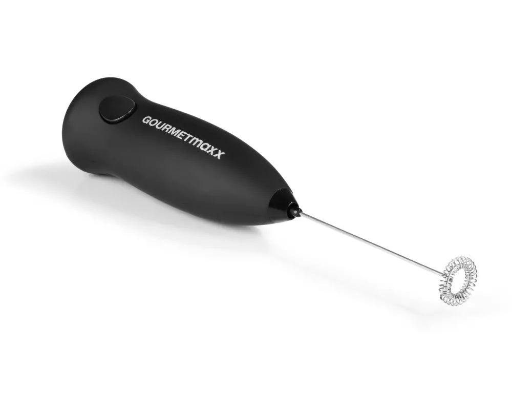 GOURMETmaxx Milchschäumer Schwarz