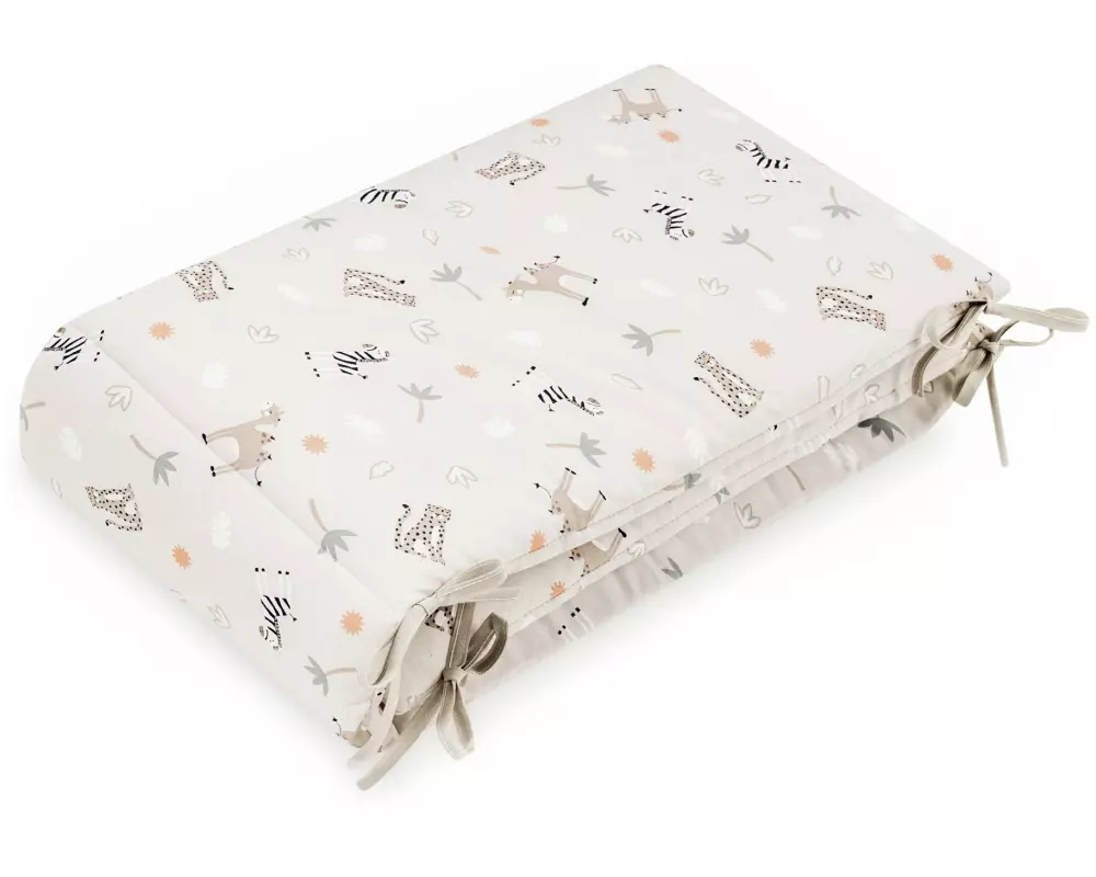 Julius Zöllner Bettnestchen Comfort Soft Savanne Beige 180 x 35 cm