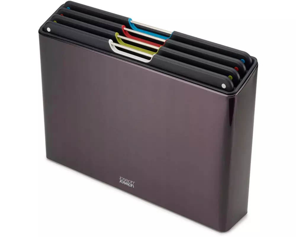 Joseph Joseph Schneidebrett-Set Folio Steel Russschwarz