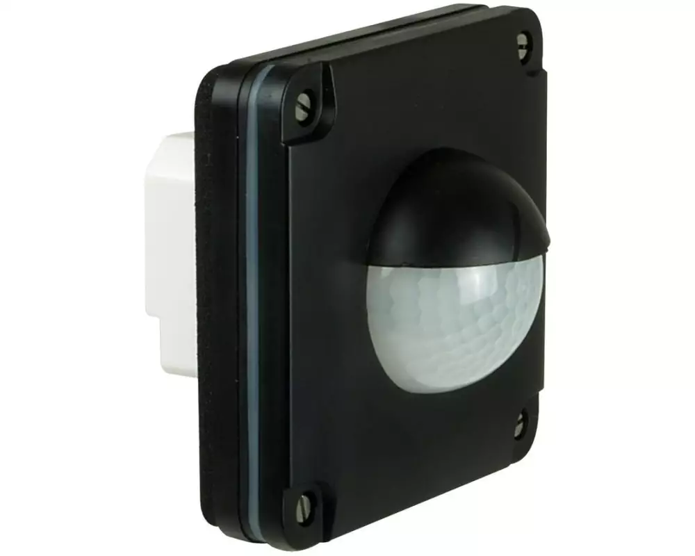 NIKO PIR Bewegungsmelder Swiss Garde 300 IP55 UP, Schwarz