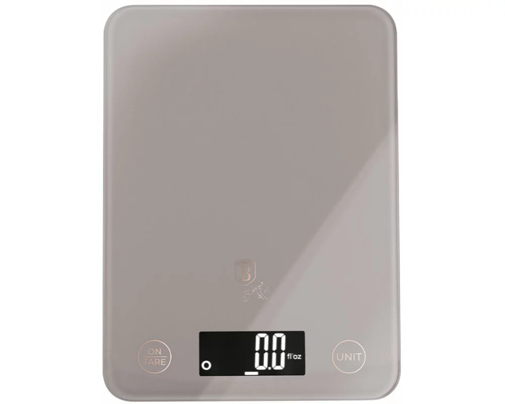 Berlinger Haus Digitale Küchenwaage max. 5kg matt taupe Taupe Collection