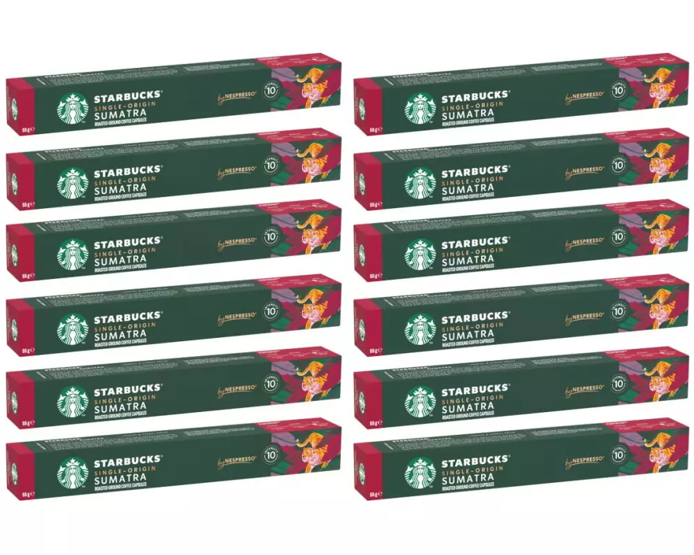 Starbucks Kaffeekapseln Sumatra Dark Roast 12 x 10 Stück