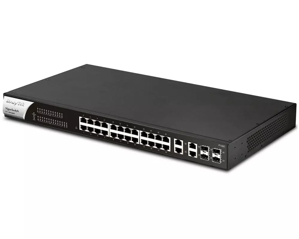 DrayTek PoE+ Switch VigorSwitch P1282 28 Port
