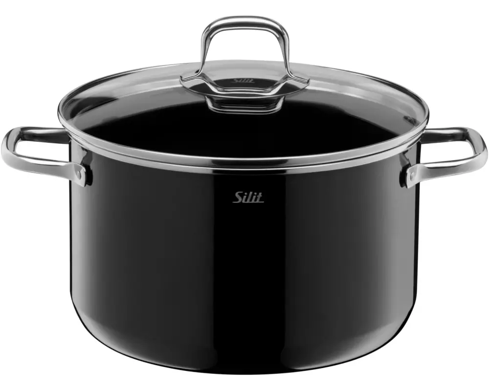Silit Kochtopf Elegance 24 cm, Schwarz