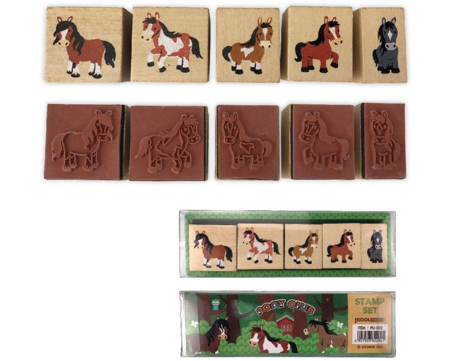 ROOST Stempel Set PU-002 Pony