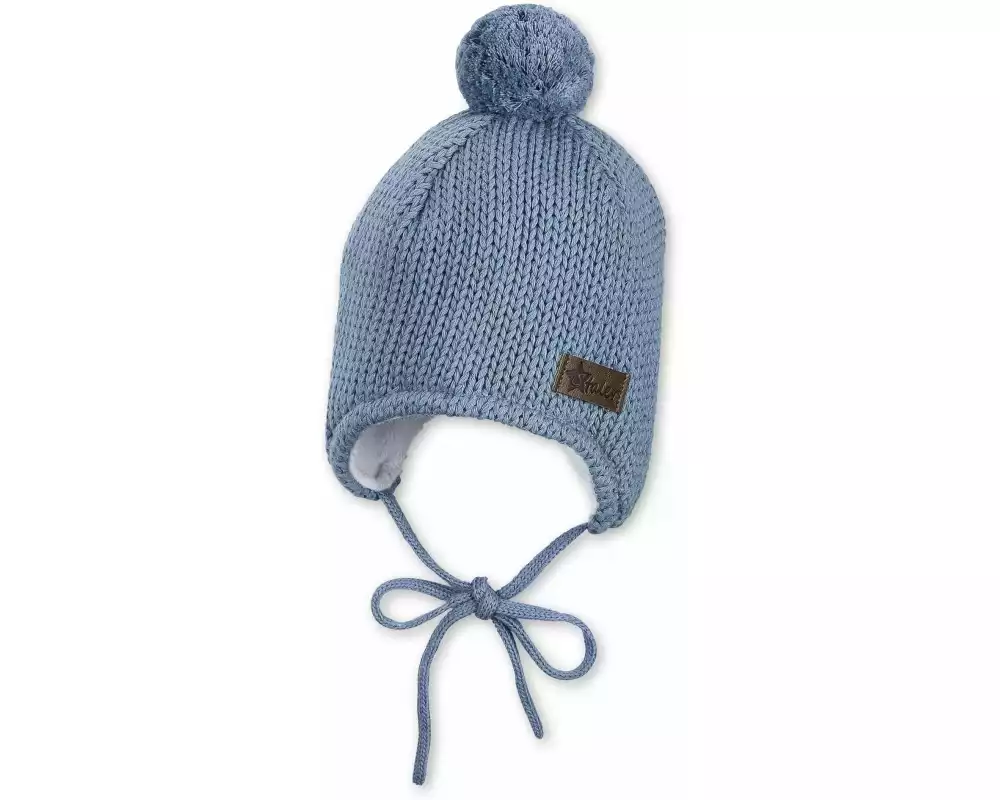 Sterntaler Wintermütze Pompon Blau Gr. 49