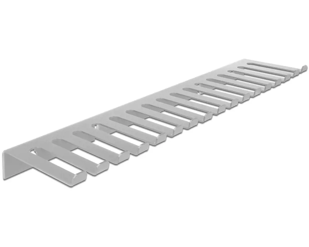 Delock Kabelführungsschiene 325x90mm, , Grau