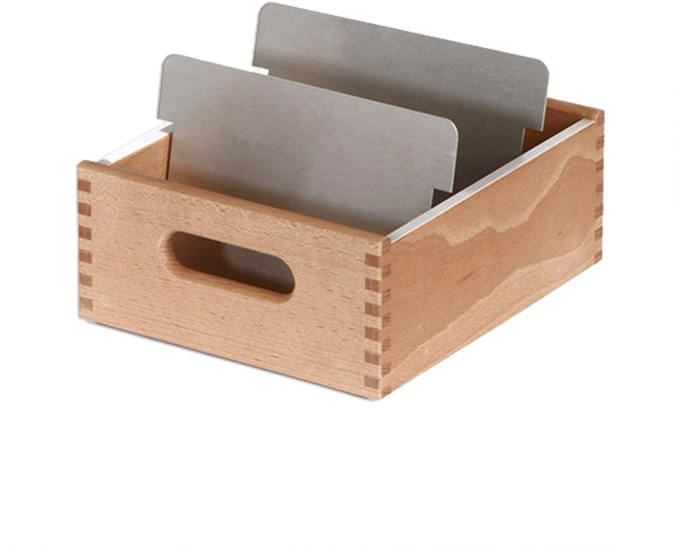 FLÜCK Karteikasten A6 A6QUER/15 Buche