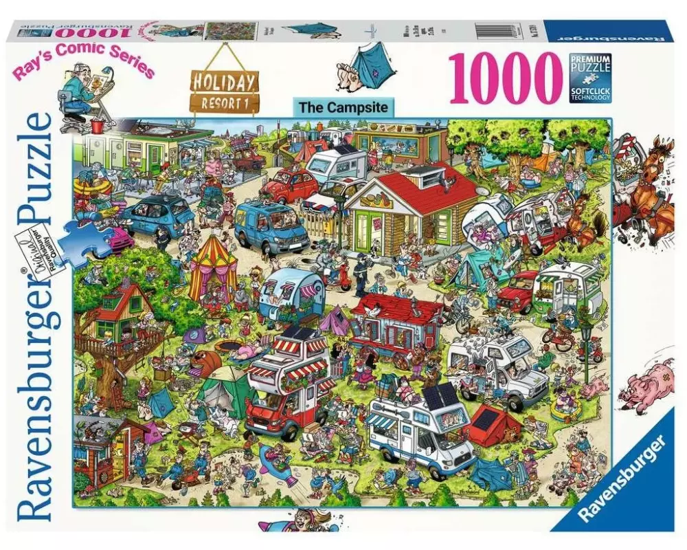 Ravensburger Puzzle Holiday Resort 1 - The Campsite