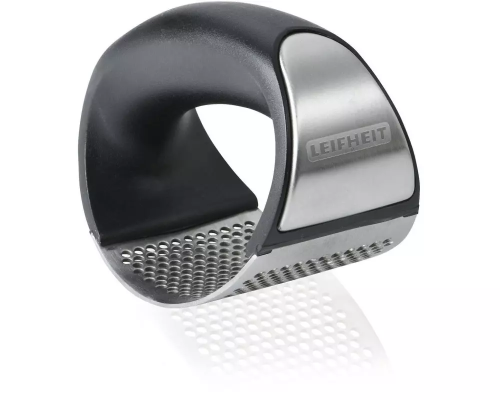 Leifheit Knoblauchpresse Knobi-King Schwarz/Silber
