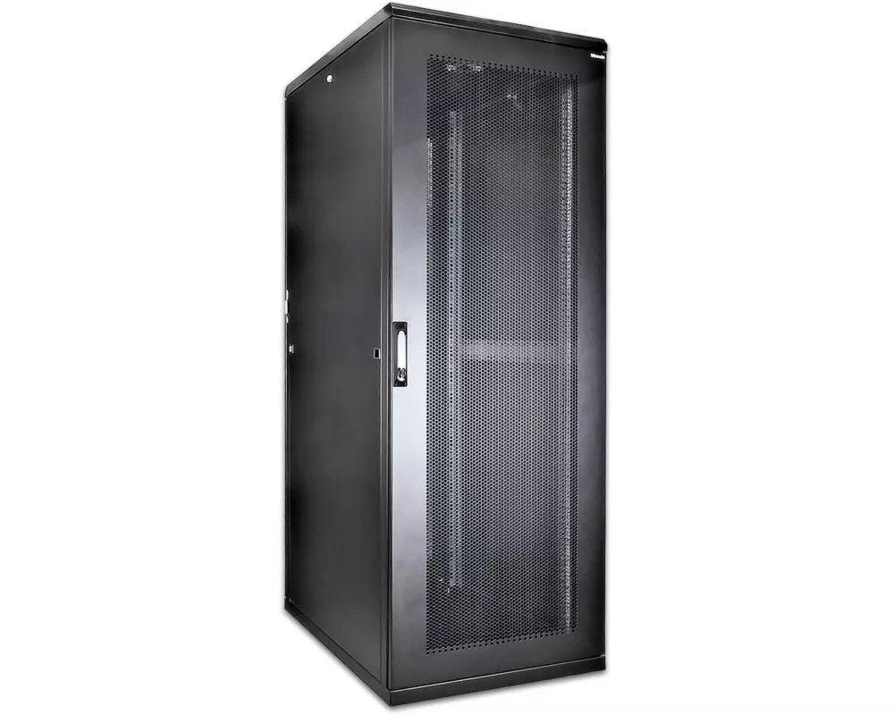 Wirewin Netzwerkschrank CAB PERF 600X1200X26U BL 26HE / Schwarz