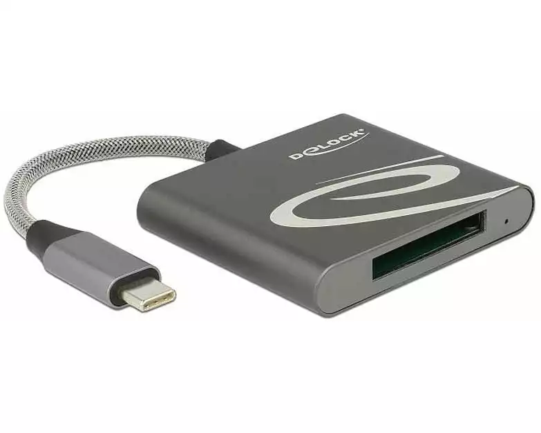 Delock Card Reader Extern USB-C für XQD-2.0-Speicherkarten