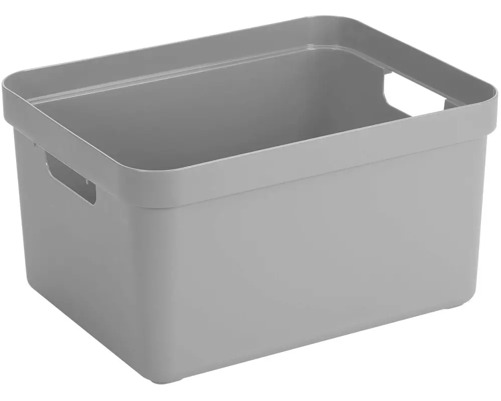 Sigma Home Aufbewahrungsbox 32 l Hellgrau